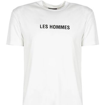 Textiel Heren T-shirts korte mouwen Les Hommes  Wit