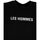 Textiel Heren T-shirts korte mouwen Les Hommes LF224302-0700-9001 | Grafic Print Zwart