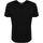 Textiel Heren T-shirts korte mouwen Les Hommes LF224100-0700-900 | Round neck Zwart