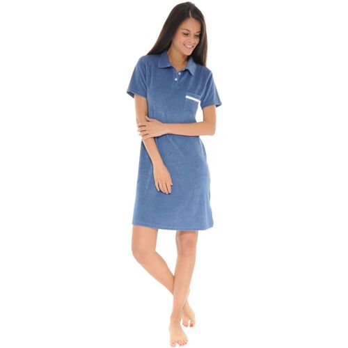 Textiel Dames Pyjama's / nachthemden Christian Cane VAHINE Blauw
