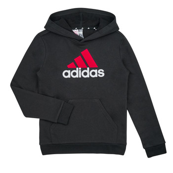 Textiel Jongens Sweaters / Sweatshirts Adidas Sportswear BL 2 HOODIE Zwart / Rood / Wit