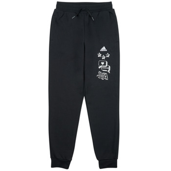 Textiel Jongens Trainingsbroeken Adidas Sportswear BLUV Q3 PANT Zwart / Wit