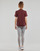 Textiel Dames T-shirts korte mouwen adidas Performance D2T TEE Brown / Wit