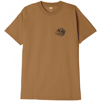 Textiel Heren T-shirts & Polo’s Obey ouroboros Brown