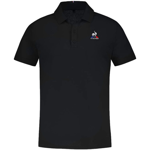 Textiel Heren T-shirts & Polo’s Le Coq Sportif Ess Polo Ss N°2 Zwart