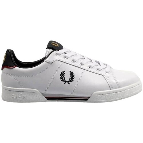 Schoenen Heren Lage sneakers Fred Perry ZAPATILLAS HOMBRE   B722 LEATHER B4294 Wit