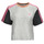 Textiel Dames T-shirts korte mouwen Adidas Sportswear 3S CR TOP Grijs / Zwart / Roze