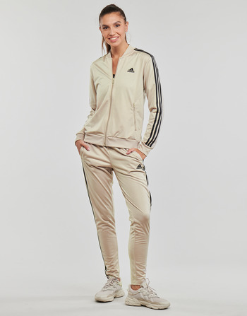 Textiel Dames Trainingspakken Adidas Sportswear 3S TR TS Beige / Zwart