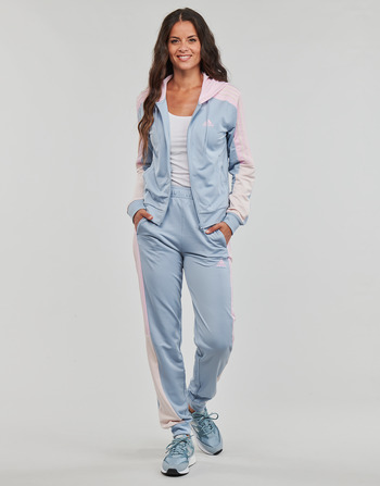 Textiel Dames Trainingspakken Adidas Sportswear BOLDBLOCK TS Blauw / Roze