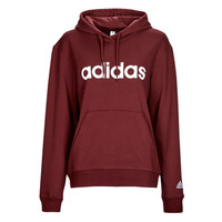 Textiel Dames Sweaters / Sweatshirts Adidas Sportswear LIN FT HD Brown / Wit