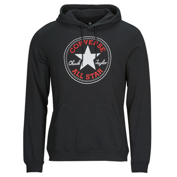 Textiel Heren Sweaters / Sweatshirts Converse GO-TO ALL STAR PATCH FLEECE PULLOVER HOODIE Zwart