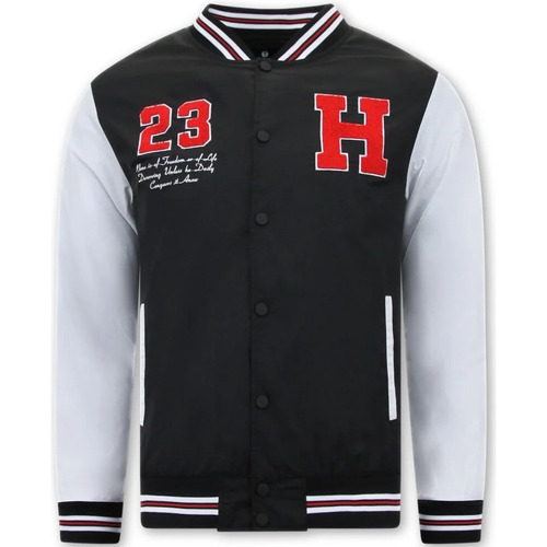 Textiel Heren Jasjes / Blazers Tony Backer Dunne Baseball Jacket Classic Zwart