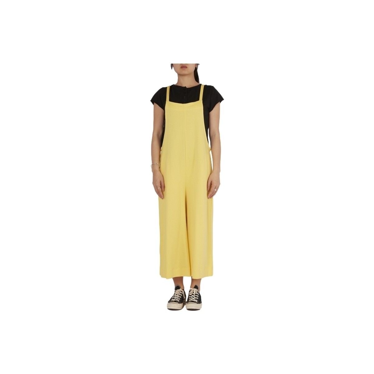 Textiel Dames Jumpsuites / Tuinbroeken Wendy Trendy Jumpsuit 791852 - Yellow Geel
