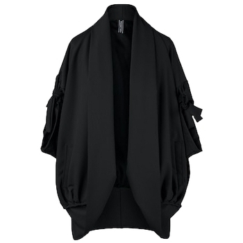 Textiel Dames Mantel jassen Wendy Trendy Coat 110823 - Black Zwart