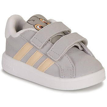 Schoenen Kinderen Lage sneakers Adidas Sportswear GRAND COURT Thumper CF I Grijs / Geel