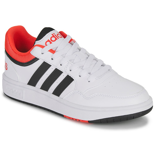 Schoenen Kinderen Lage sneakers Adidas Sportswear HOOPS 3.0 K Wit / Zwart / Rood