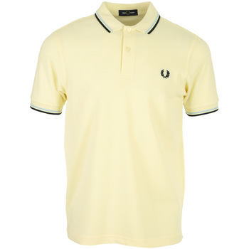Textiel Heren T-shirts & Polo’s Fred Perry Twin Tipped Geel