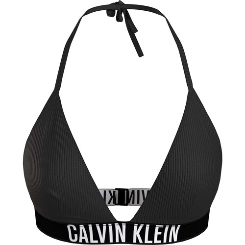 Textiel Dames Bikini's Calvin Klein Jeans Triangle-Rp Zwart
