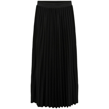 Only Skirt Melisa Plisse - Black Zwart