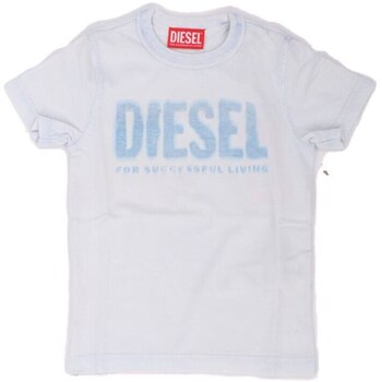 Textiel Jongens T-shirts korte mouwen Diesel J01130 Blauw