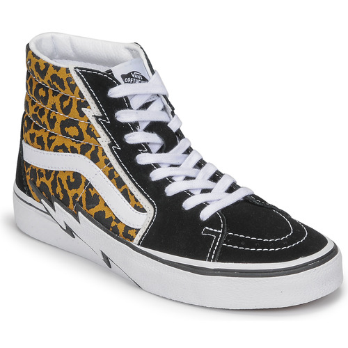 Schoenen Dames Hoge sneakers Vans UA SK8-Hi Bolt Zwart / Leopard