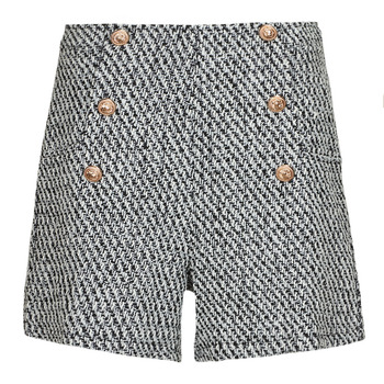 Textiel Dames Korte broeken / Bermuda's Moony Mood OLDYN Zwart / Wit