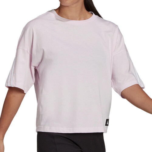 Textiel Dames T-shirts korte mouwen adidas Originals  Violet