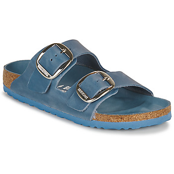 Schoenen Dames Leren slippers Birkenstock ARIZONA Blauw