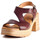 Schoenen Dames Sandalen / Open schoenen Paula Urban 25-545 Brown