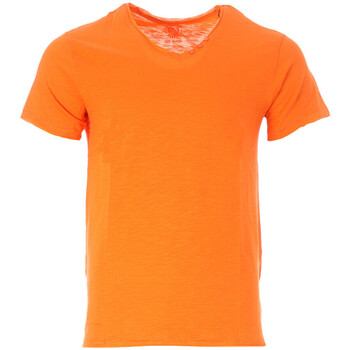 Textiel Heren T-shirts korte mouwen American People  Orange