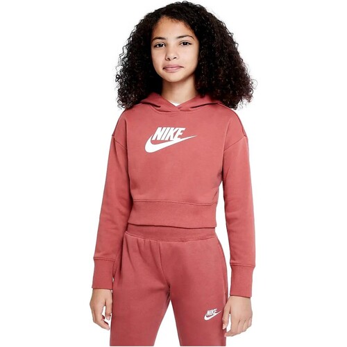 Textiel Meisjes Sweaters / Sweatshirts Nike SUDADERA NIA  CLUB DC7210 Roze