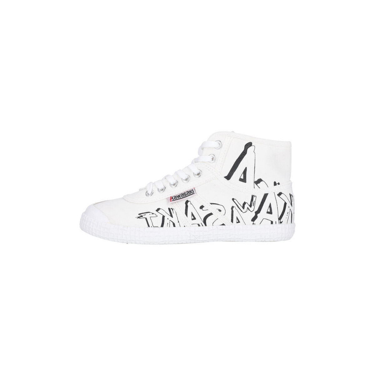 Schoenen Sneakers Kawasaki Graffiti Canvas Boot K202415-ES 1002 White Wit