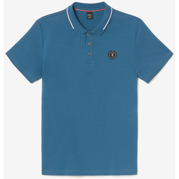 Textiel Heren T-shirts & Polo’s Le Temps des Cerises Poloshirt ARON Blauw
