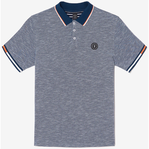 Textiel Heren T-shirts & Polo’s Le Temps des Cerises Poloshirt POLAR Blauw
