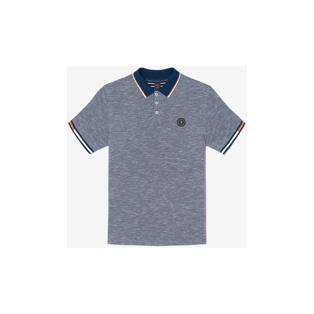 Textiel Heren T-shirts & Polo’s Le Temps des Cerises Poloshirt POLAR Blauw