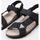 Schoenen Dames Sandalen / Open schoenen Senses & Shoes PENI Zwart