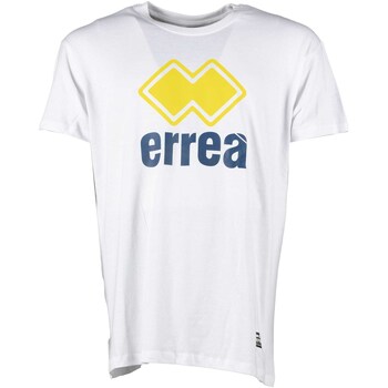 Textiel Heren T-shirts & Polo’s Errea Republic Essential Tee Man Logo 75 Mc Ad Wit