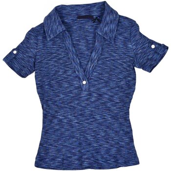 Textiel Dames T-shirts & Polo’s Guess W3GP30 KBPR2 Blauw