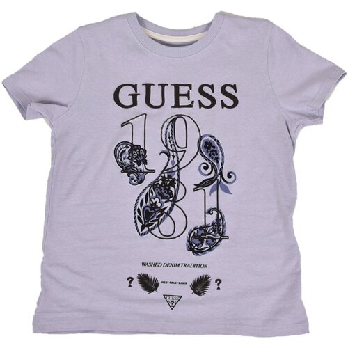 Textiel Kinderen T-shirts & Polo’s Guess L3GI31 K8HM0 Violet