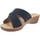Schoenen Dames Leren slippers Inblu GL000054 Blauw