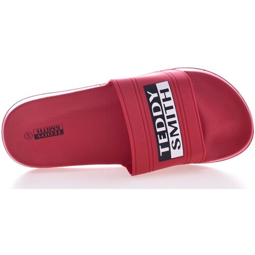 Schoenen Heren Leren slippers Teddy Smith 71457 Rood