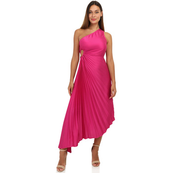 Textiel Dames Lange jurken La Modeuse 67116_P156033 Roze