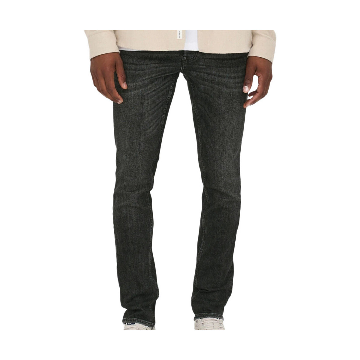 Textiel Heren Skinny jeans Only & Sons   Zwart