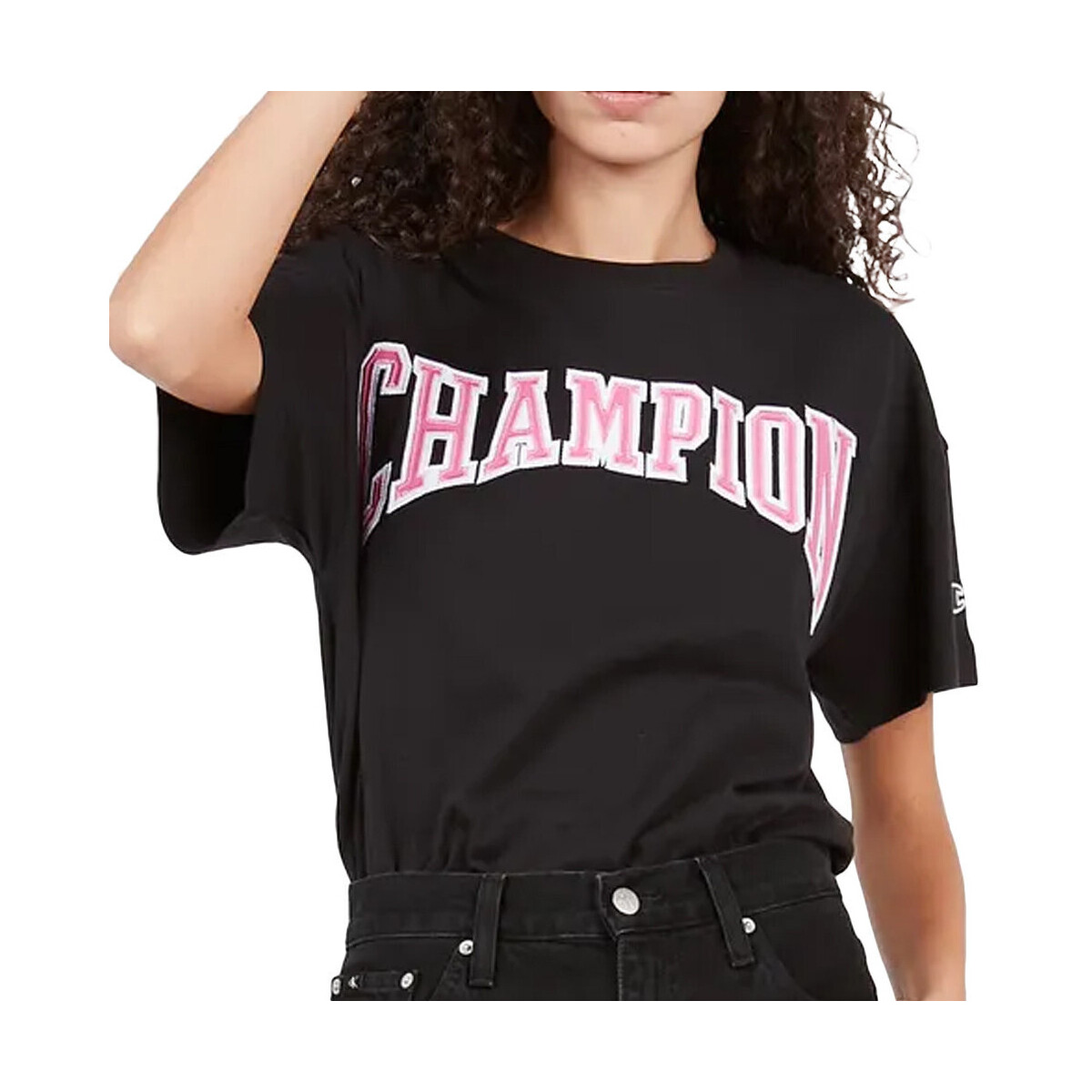 Textiel Dames T-shirts & Polo’s Champion  Zwart