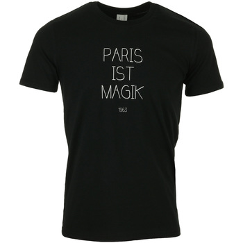 Textiel Heren T-shirts korte mouwen Civissum Paris Ist Magik Tee Zwart
