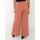 Textiel Dames Broeken / Pantalons La Modeuse 66793_P155528 Roze