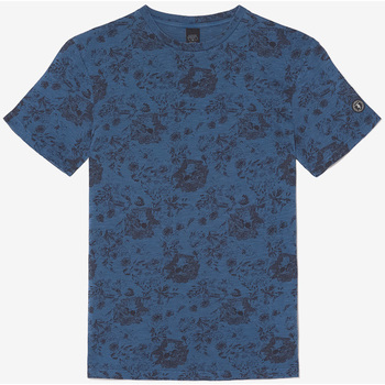 Textiel Heren T-shirts & Polo’s Le Temps des Cerises T-shirt PAGAN Blauw