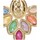 Horloges & Sieraden Dames Oorbellen Luna Collection 71014 Multicolour