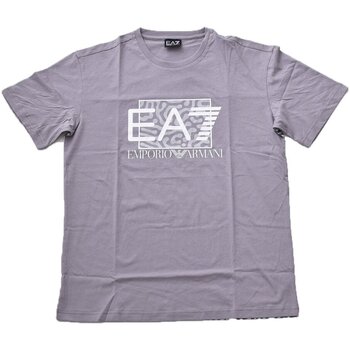 Textiel Heren T-shirts korte mouwen Emporio Armani EA7 3RPT01 PJ02Z Grijs