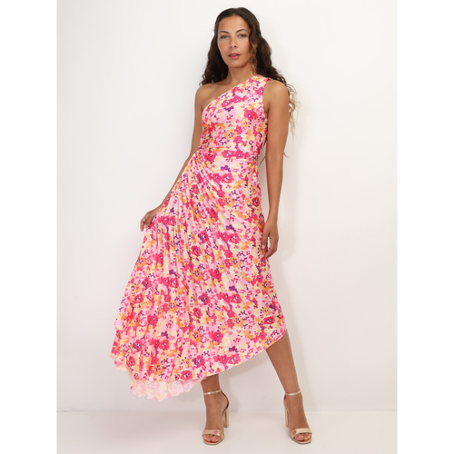 Textiel Dames Lange jurken La Modeuse 67105_P156024 Roze